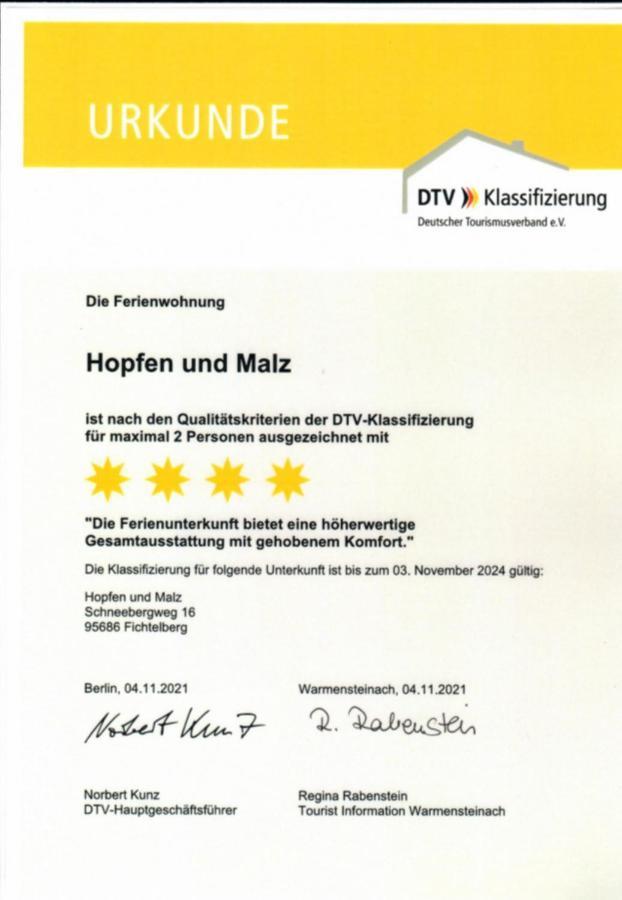 Ferienwohnungen Hopfen Und Malz Fichtelberg Eksteriør billede