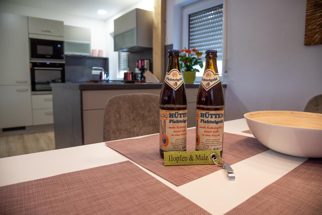 Ferienwohnungen Hopfen Und Malz Fichtelberg Eksteriør billede